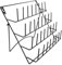 NIYANGLE Estante De Almacenamiento De Hierro Forjado Estante para Equipos De Laboratorio Estante De Drenaje De Laboratorio Rejilla De Secado para Equipos De Laboratorio Planchar Black