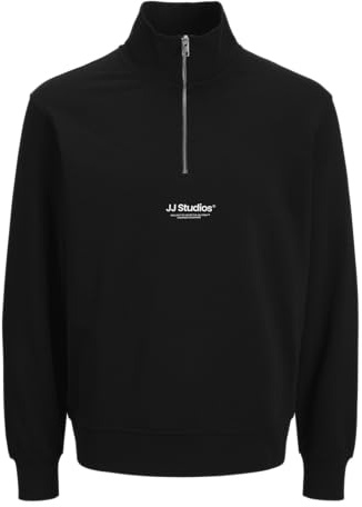 Jack & Jones Herren Jjesoho Sweat Quarter Zip Hn Noos Pls Jjesoho Sweat Quarter Zip Hn Noos Pls (1er Pack)