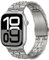 Tasikar Kompatibel mit Apple Watch Armband 42mm(Series 10) 41mm 40mm 38mm, Massives Edelstahl Metall Herren Damen Band Kompatibel mit Apple Watch SE 2 SE Series10 9 8 7 6 5 4 3, Titan