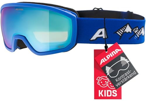 ALPINA Unisex Kinder Scarabeo Jr. Q-lite Skibrille (1er Pack)