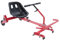 Garbenat Hoverboard Sitzaufsatz 100KG Belastbarkeit Selbstbalancierender Scooter Sitz mit Werkzeugset Höhenverstellbarer Roller Ständer für 6.5-8-10 Roller (Rot)
