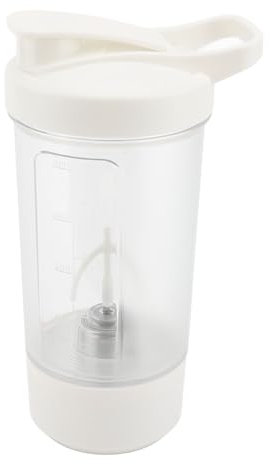plplaaoo Electric Mixer Cup Quiet Automatic Protein Shaker Bottle Leak Proof Portable Blender for Gym Home Office Plastic 500mah Built In Battery