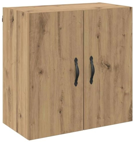 Mokuyary Wandschrank Artisan-Eiche 60 x 31 x 60 cm Holzwerkstoff Hängeschrank Badschrank für Badezimmer, hängend Küchenschrank für Schlafzimmer, Wohnzimmer, Küche