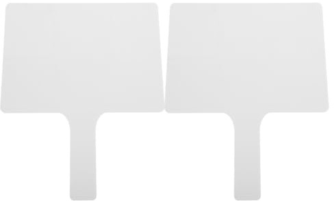 HOMOBABE 2 Stück pack Tragbare Doppelseitige Whiteboards aus Acryl für Lehrer und Schüler Handliche Weiße Tafel Abwischbar für Unterricht und Training
