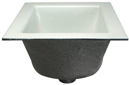 Zurn FD2375-NH4 A.R.C. Floor Sink, 6 Sump Depth, 4 No-Hub Connection, 12 x 12