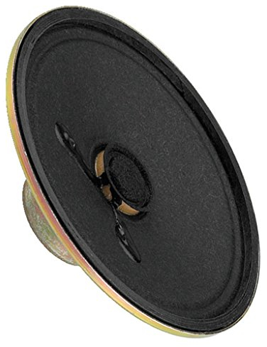 MONACOR SP-23/4RDP Miniatur-Einbaulautsprecher, 8 Ohm, Schwarz