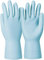 KCL Einweghandschuh Dermatril P743 Größe 9 Inhalt 50 Stück, Blau, L (2er Pack)