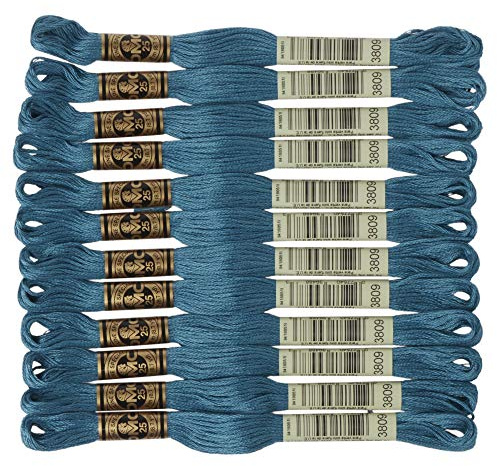 DMC 6-Strand Embroidery Cotton Floss, Very Dark Turquoise