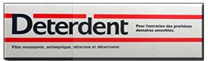 DETERDENT Pate dentifrice pour dentiers T/75ml