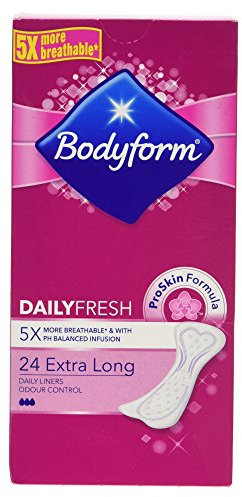 Bodyform Daily Fresh Liner, extra lang, 24 Stück