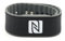 Pulsera de la NFC, Adecuado para los contactos, el Comercio, los Deportes, 924 Bytes (NTAG 216), Resistente al Agua, Negro/Gris, Ajustables