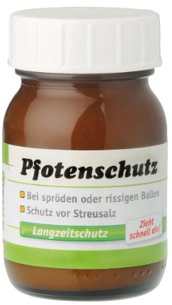 Anibio Pfotenschutz 75 ml - Dose | Pfoten Schutz der Ballen | vor Streusalz | Splitt | Kälte | EIS | Schnee | natürlich | Schnell einziehende Creme | Vorbeugung mit Langzeitschutz | für Hunde