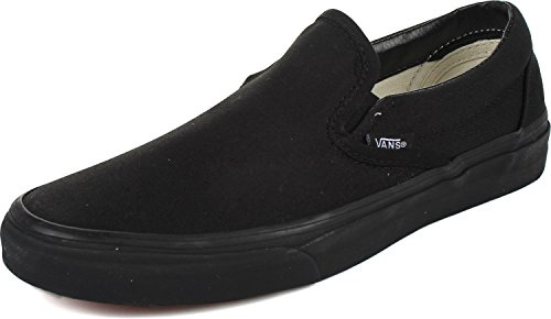 Vans Men's Classic Slip-ON Skate Shoes 11.5 (Black/Black)