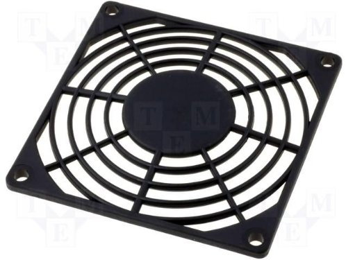 Lüftergitter 80x80 mm 80mm Lüfter Gitter Kunststoff geschraubt