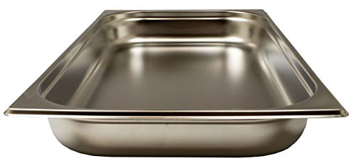 airbrush-city GN 1/1 Gastronormbehälter GN-Behälter Gastronorm Edelstahl 8,5 Liter Tiefe 65mm