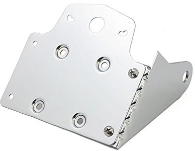 Side Mount Licence (Number) Plate Holder & Bracket - Chrome