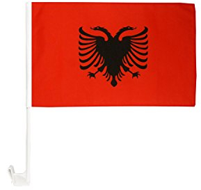 IDM Autofahne, Carflag Albanien, Albany