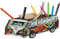 Werkhaus Design + Produktions GmbH Stiftebox 'VW Bus T1 Herzen'