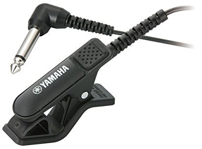 YAMAHA Yamaha TM-30BK Clip Type Instrument Tuning Microphone, 30mm Width, 4.9ft Cord, Compatible with Yamaha TD Series, Black