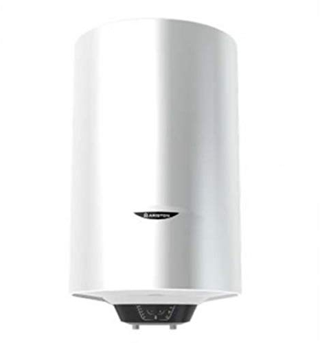 Termo eléctrico, modelo Pro1 Eco Dry Multis 30 Slim EU 1600 W (2x800) de instalación multiposición, display de leds, función Eco Evo, doble resistencia envainada (Referencia: Ariston 3700587), blanco, estándar