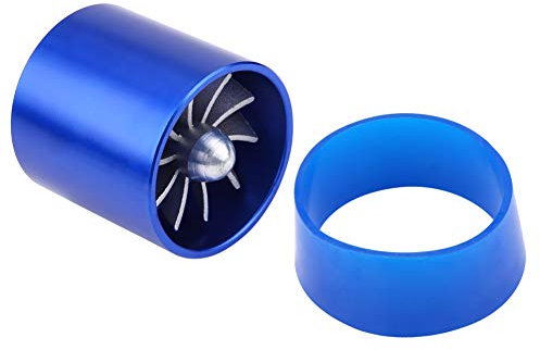 Reminnbor 55mm Auto Lufteinlass Turbonator Single Fan Turbine Super Gas Kraftstoffsparer Turbo Universal Passform