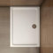 AICA SANITARIOS Plato de Ducha Rectangular y Cuadrado 120x90cm, Piedra Artificial con Recubrimiento Acrílico, Blanco