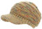 dy_mode Strickmütze Damen Schirmmütze Winter Mütze Einfarbig Bunt - A082 (A315-Beige)