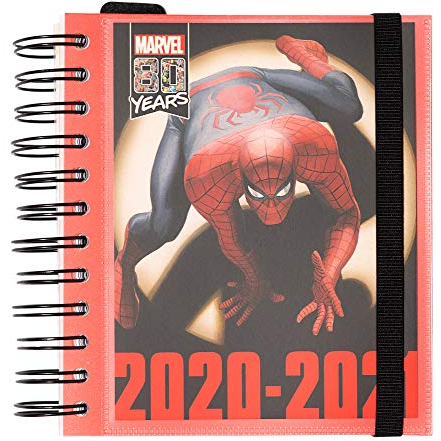 Erik Planer - Schulplaner Marvel Classic - Kalender Tagesansicht 2020/2021 für Schüler - Taschenkalender - Terminplaner