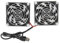 Ventilador de Caja de 70 mm, Caja de refrigeración USB de 5 V, Ventilador Doble, Enfriador de disipación de Calor de enrutador para RT-AC68U AC86U EX6200