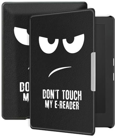 Lunso - Housse de remorquage - Convient pour Kobo Aura H20 edition 1 (6.8 pouces) - Don't Touch
