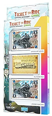 Gamegenic, Ticket to Ride Europe Art Sleeves