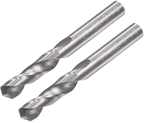sourcing map 2 Stück VHM Bohrer Spiralbohrer Hochleistungsbohrer Ultrahart 4,8 mm C2/K20