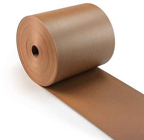 Seiletech.de Sichtschutzstreifen – Braun – 19 cm x 26 m – 1200 g/m² – Zaunfolie – Sichtschutz – Zaunblende – Gartenmaterial – UV-Stabilisierung – Reißfest – PVC Rolle
