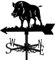 GIROUETTE en Metal - Motif Sanglier - Stock France/Expedition Rapide