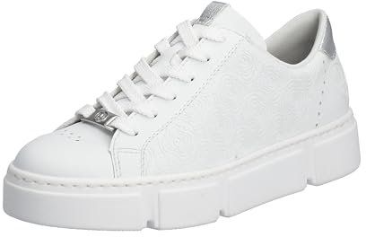 Rieker Damen N5904 Sneaker, weiß 81, 42 EU