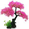 UKALOU Bonsaï d'aquarium - Arbre Paysage Aquatique Poisson Rouge, Bonsaï Artificiel pour AquariumPaysage Aquatique Poisson, Rouge, Ensemble décor d'aquarium d'arbre Fleur et d', Cache des Accessoires