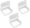 TOPINCN 3 Pack Cheese Storage Containers Flip Lids, Sliced Cheese Container Fridge, Clear Plastic Butter Block Cheese Slice Storage Box Portable Freezer Food Storage Container