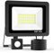Realky 30W Foco LED Exterior con Sensor de Movimiento, 3000LM Focos Led Exterior, IP65 Impermeable Foco Proyector LED Exterior 6500K Blanco Frío Floodlight para Casa, Garaje, Patio, Terraza, Campo