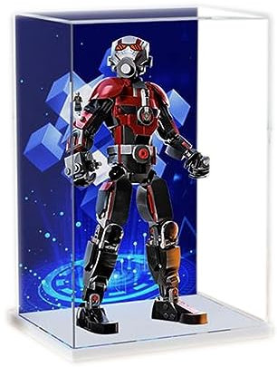 Acrylic Display Case for Lego 76256 Ant-Man Jigsaw puzzle - Showcase, Protect & Decorate Model with Dustproof Storage, Collectibles (Background)