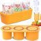 ROMANVIC Ice Cube Tray für Tumbler Cup,Eiswürfelbehälter Silikon mit Deckel und Behälter,3 Fach Eiswürfelschale,Eiswürfelform für 40 Oz Tumbler Becher Cocktails,Whisky,Obst Fruchtpürees