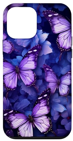 Hülle für iPhone 12 mini Lavendel lila Schmetterling