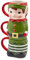EDG Enzo De Gasperi EDG Enzo De Gasperi Tasse Weihnachten stapelbare Elfe 3 Stück Grün Rot