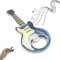 Abridor de botellas de guitarra con imán, decoración musical divertida, abrebotellas de fiesta de música para hombres, amantes de la música