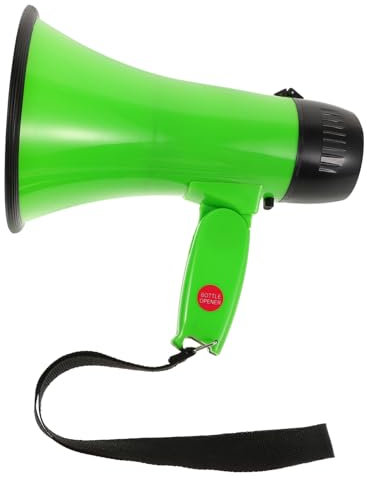 Sosoport Cheer-megaphon Mit Griff 25-w-mini-Lautsprecher Tragbar Und Leicht Für Sicherheits- Und Veranstaltungsankündigungen