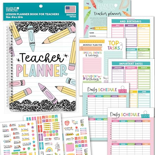 Teacher Planner 2026-2027 - Undated Lesson Planner Book for Teachers