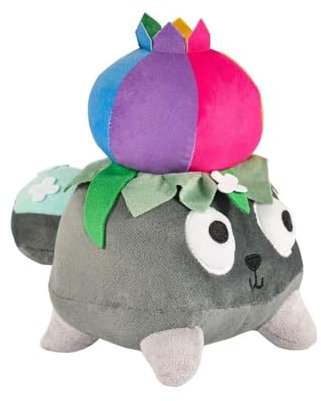 Benolls Dandy's World Plush - 10'' Pebble Plush Toy, Pillow Home Stuffed Doll for Kids and Adults, Halloween Christmas Birthday Choice for Boys Girls(grey)