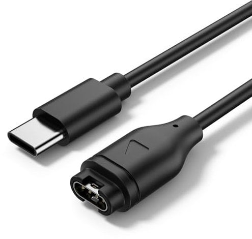1M USB C Charger Cable for Garmin Fenix 7 7S 7X 6 6S 6X Pro 5 5S 5X Plus,Forerunner 55 45 45S 255 245 945 955,Vivoactive 5 4 4S 3,Venu 2 2S Sq, Instinct 2 Solar,Approach S10 S40 S60
