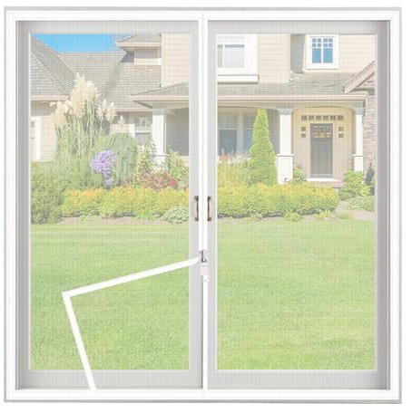 Mosquitera para ventana con cinta de velcro, mosquitera para ventana con cremallera, mosquitera autoadhesiva, protección contra insectos, mosquiteras, ventana para pantallas (110 x 120 cm – A)