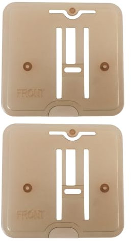 The Lord of the Tools 2 Stück Nähmaschinen-Stopfabdeckungsplatte 735801008 Kompatibel mit Janome 1017 105 106 108 1117S 1612 1622