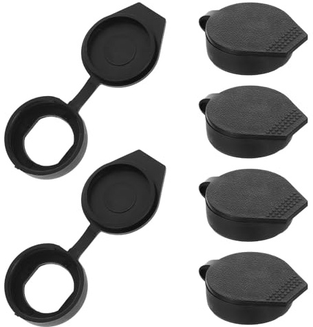 Capuchons de Protection 6 Pièces, pour Armoires de Distribution Extérieures | Plastique Noir, Retrait Facile et Pose Simple, Limite L’entrée de Poussière, pour Coffrets et Armoires